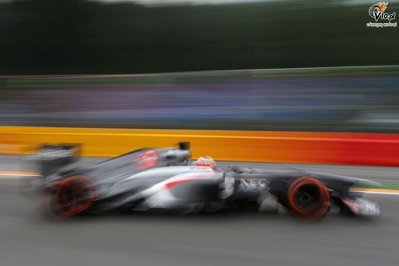 GP Belgii 2013 - pitkowe treningi