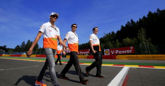 GP Belgii 2013 - przygotowania