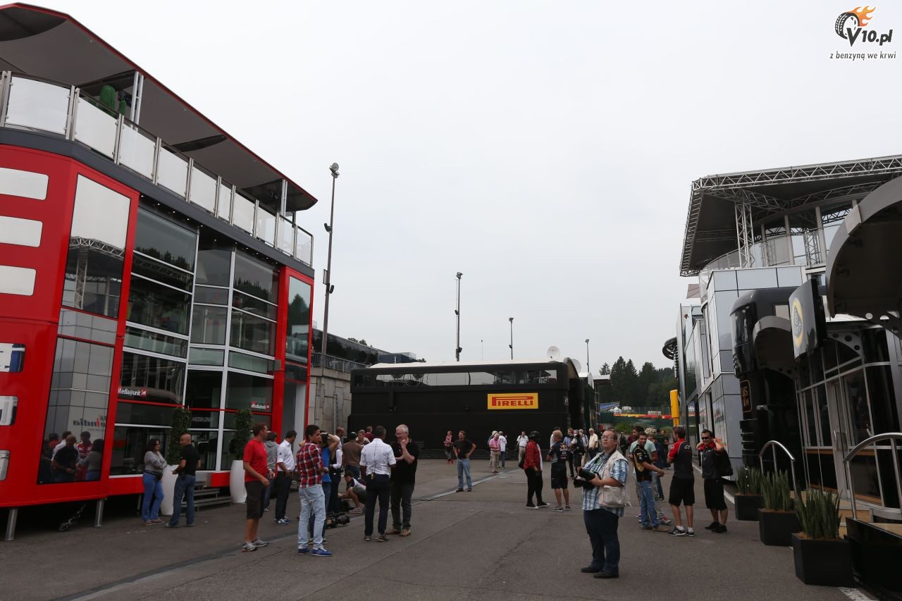 GP Belgii 2013 - przygotowania
