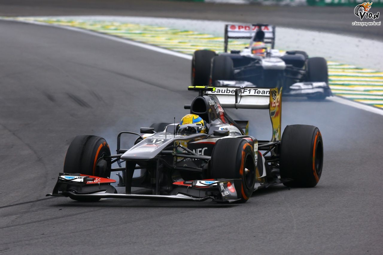 GP Brazylii 2013 - wycig