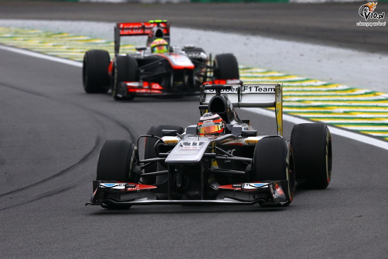 GP Brazylii 2013 - wycig