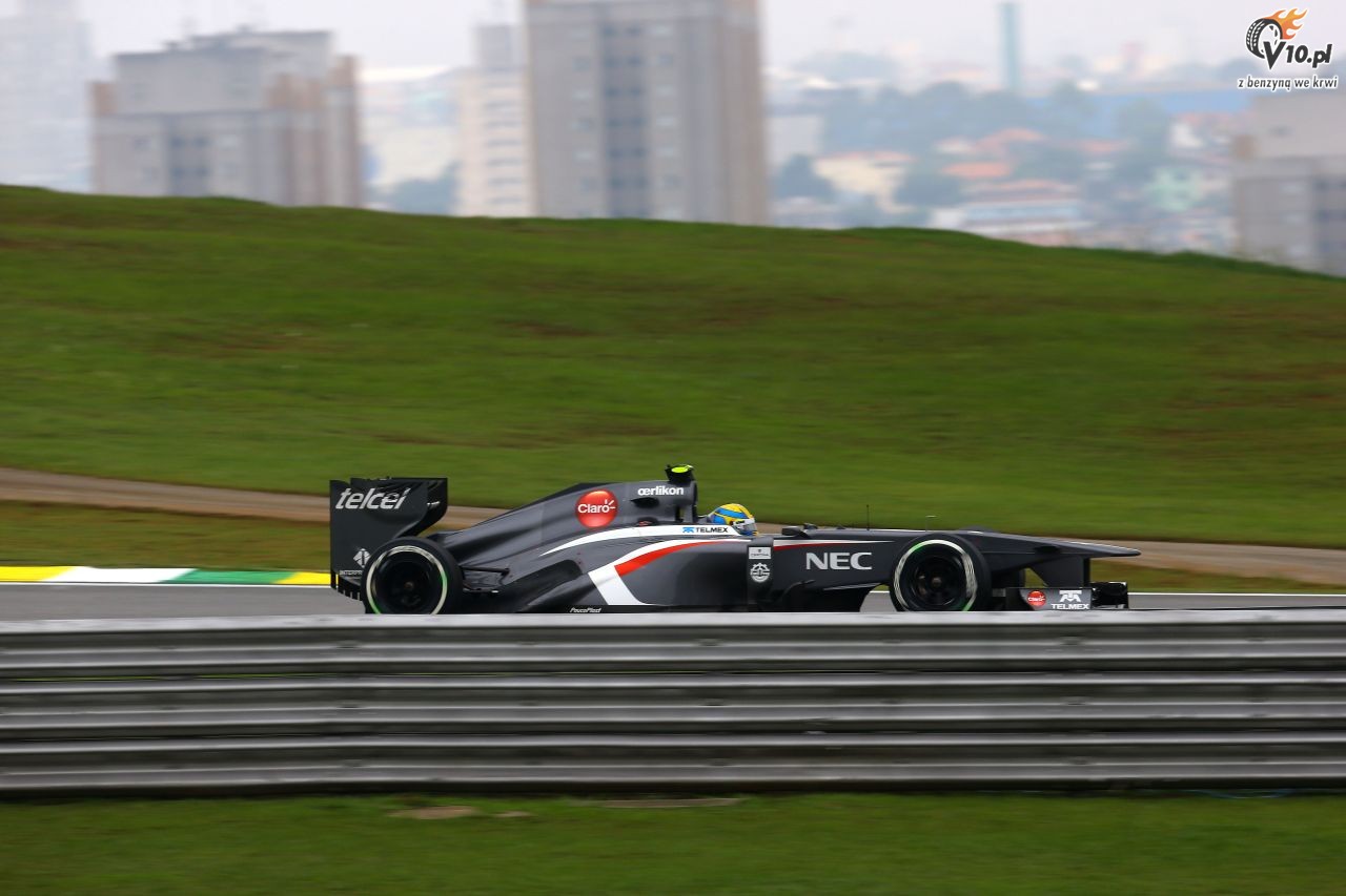 GP Brazylii 2013 - wycig