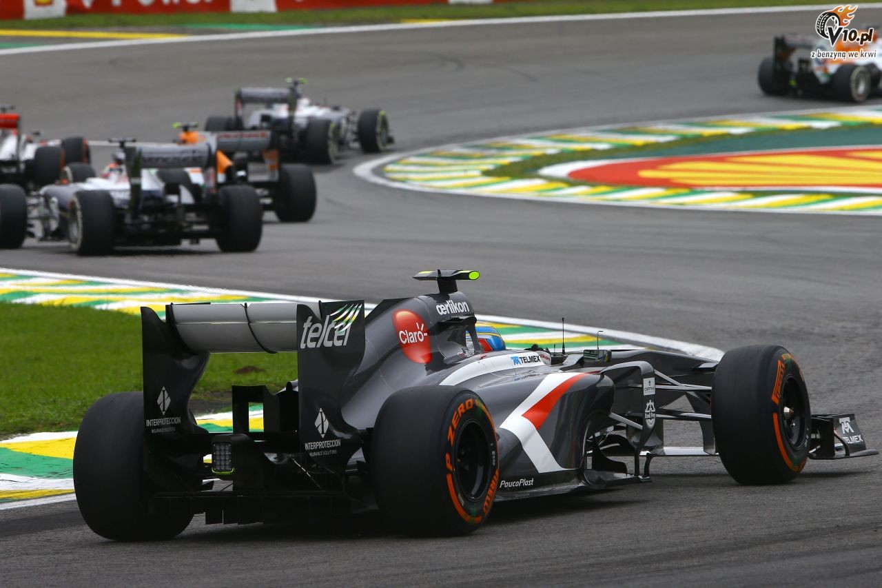 GP Brazylii 2013 - wycig