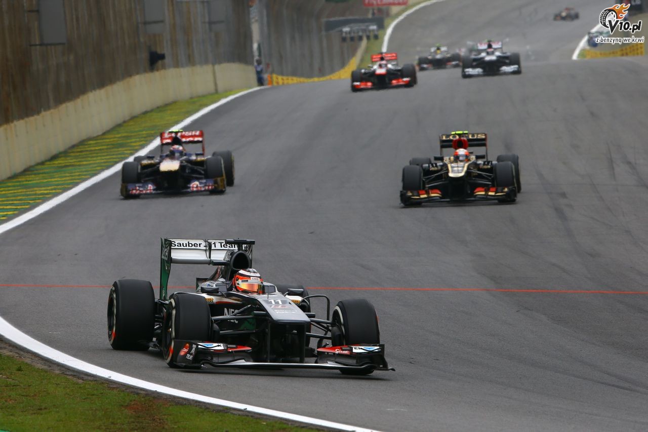 GP Brazylii 2013 - wycig