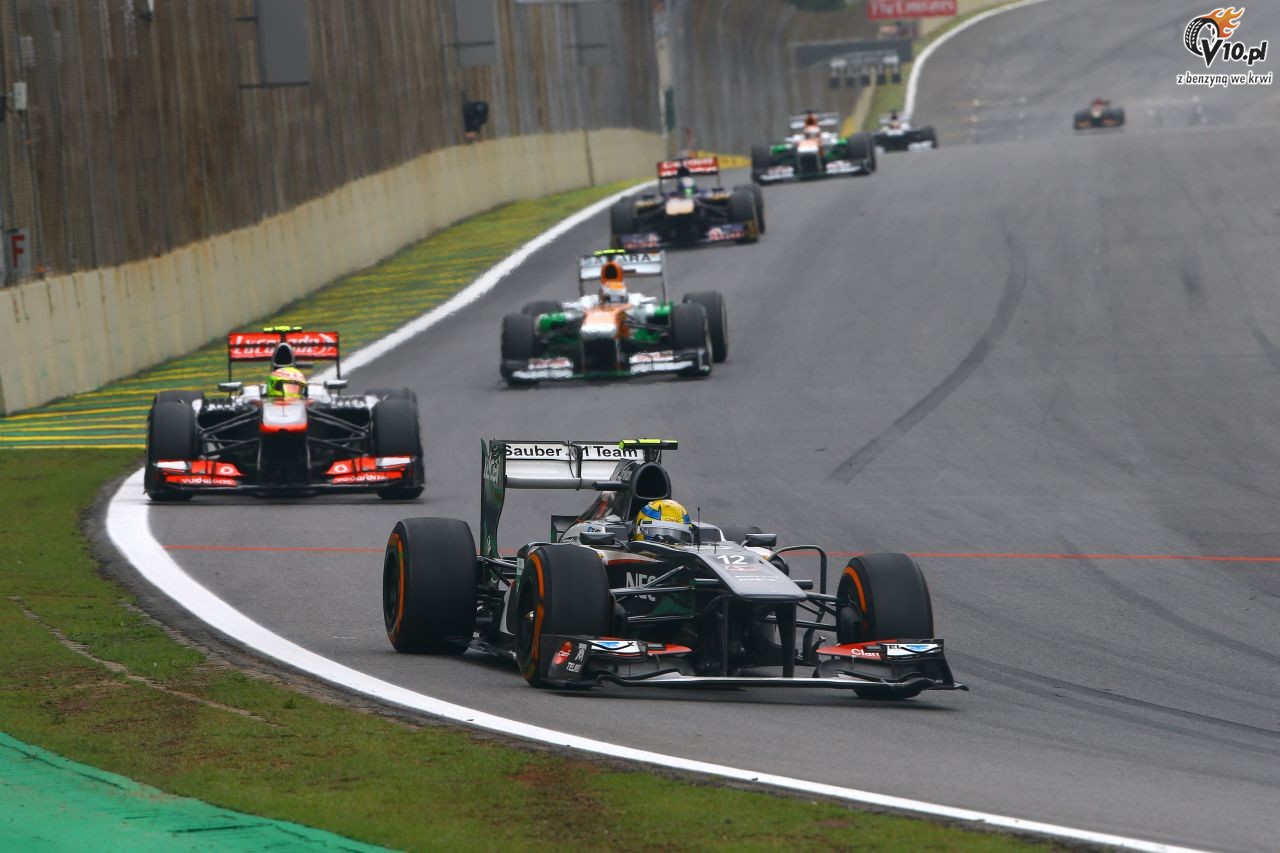 GP Brazylii 2013 - wycig