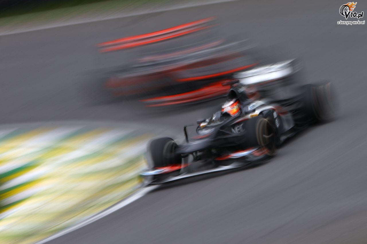 GP Brazylii 2013 - wycig