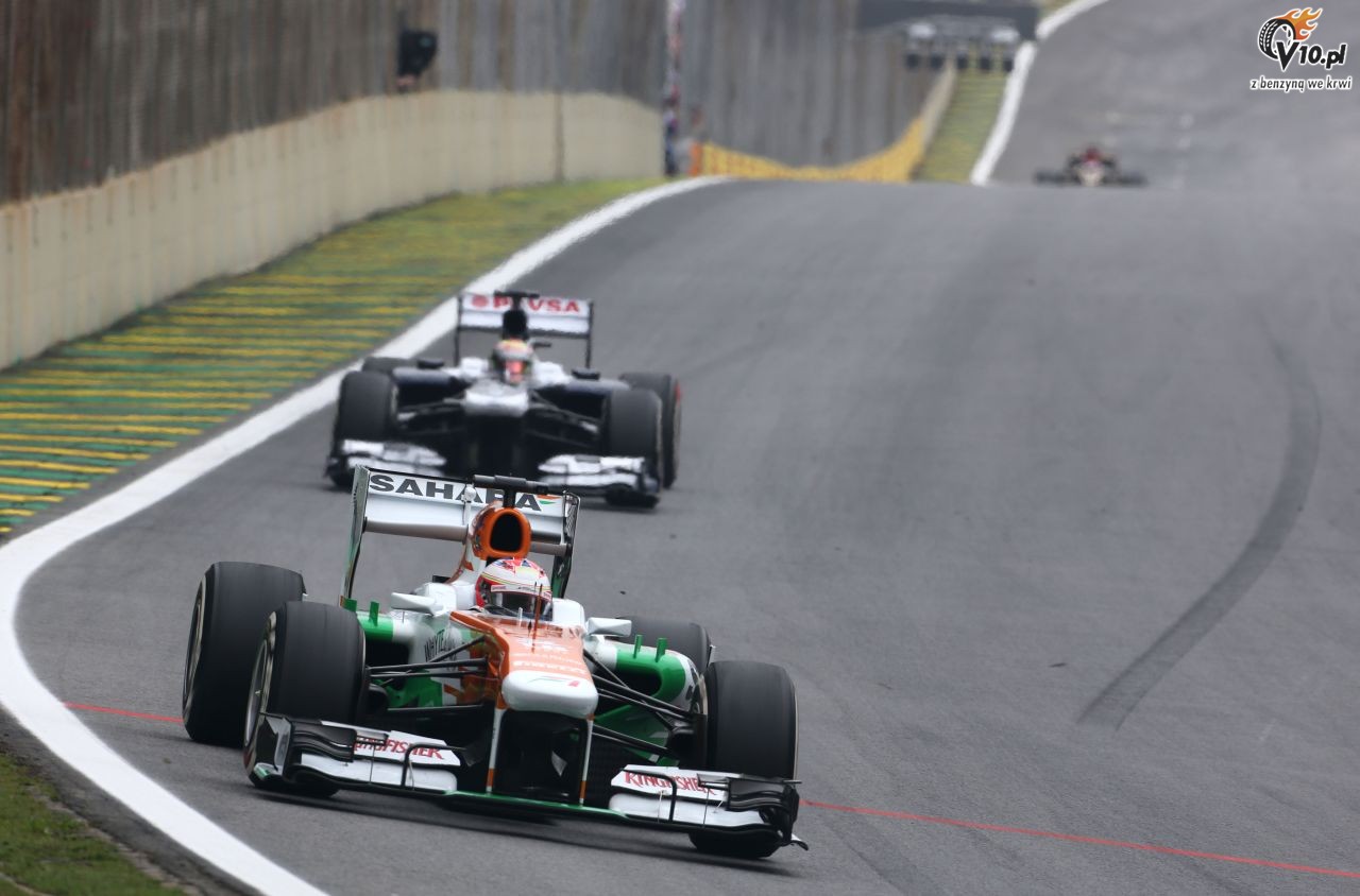 GP Brazylii 2013 - wycig