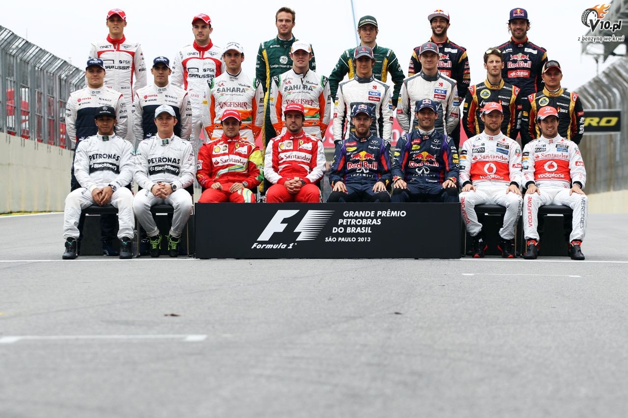 Kierowcy F1 i ich numery startowe - pena lista. Vettel na pitk, Maldonado z pechow trzynastk