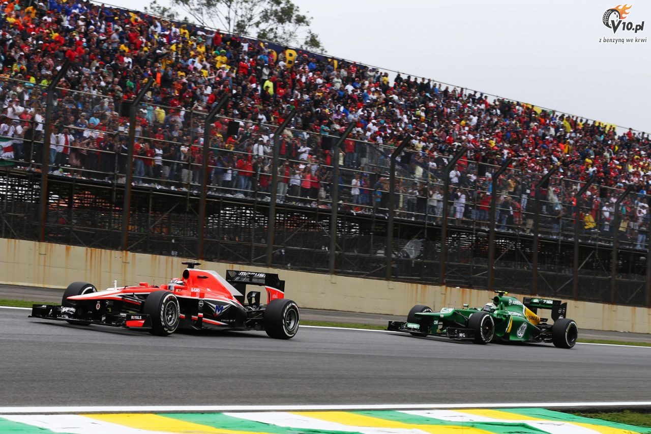 GP Brazylii 2013 - wycig