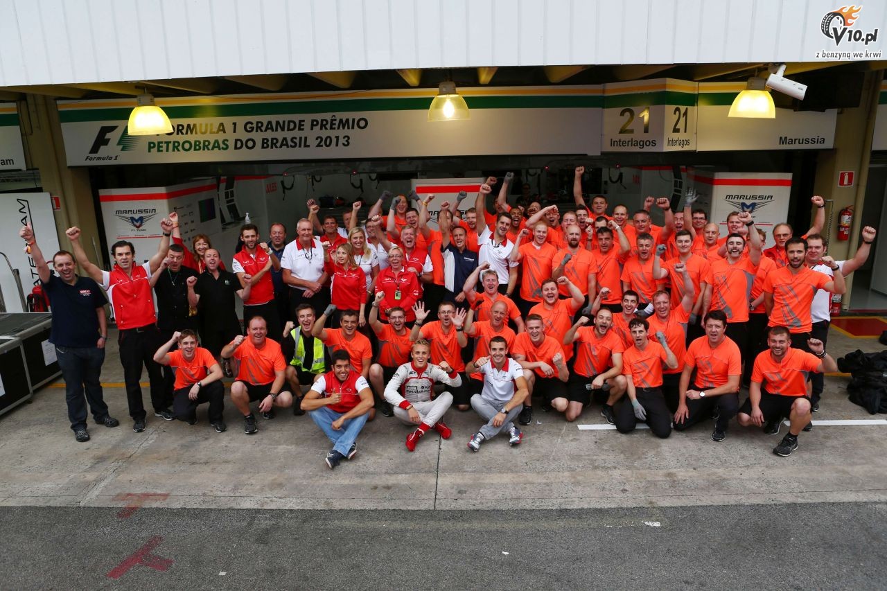 GP Brazylii 2013 - wycig