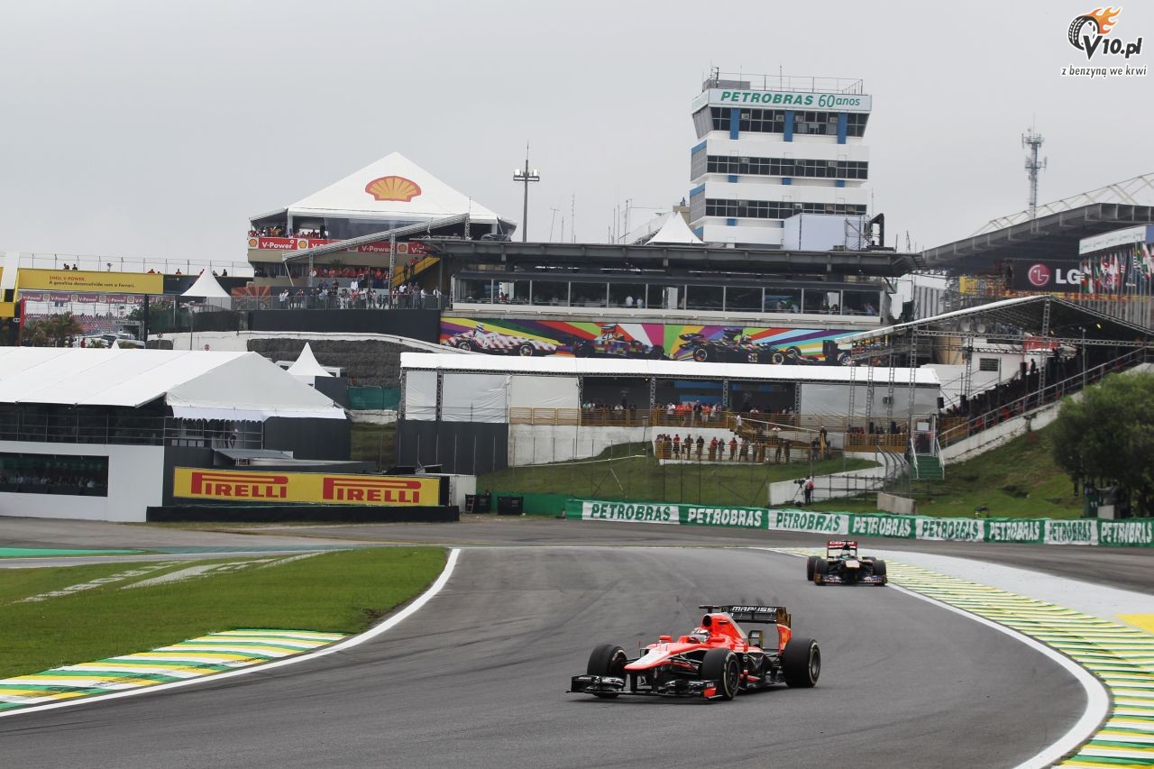 GP Brazylii 2013 - wycig