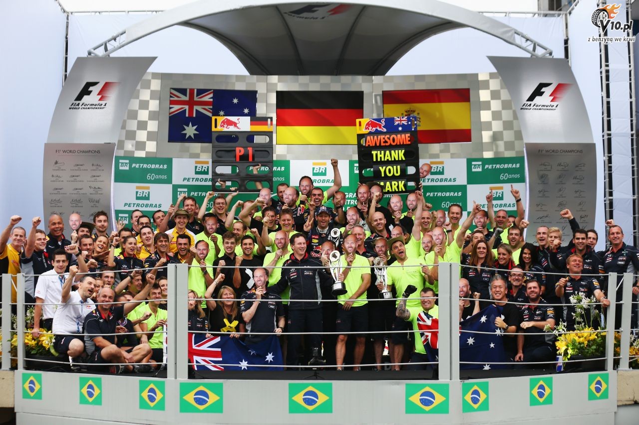 GP Brazylii 2013 - wycig