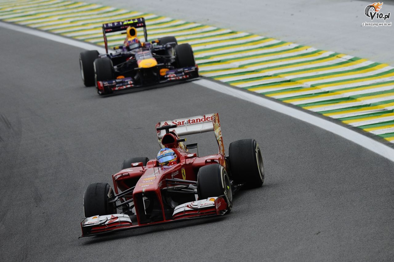 GP Brazylii 2013 - wycig