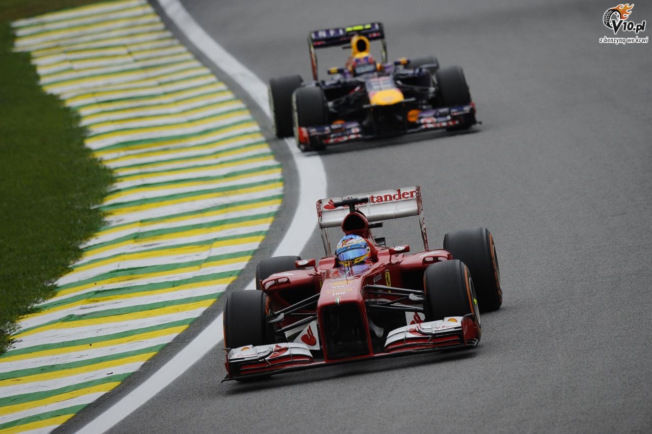 GP Brazylii 2013 - wycig