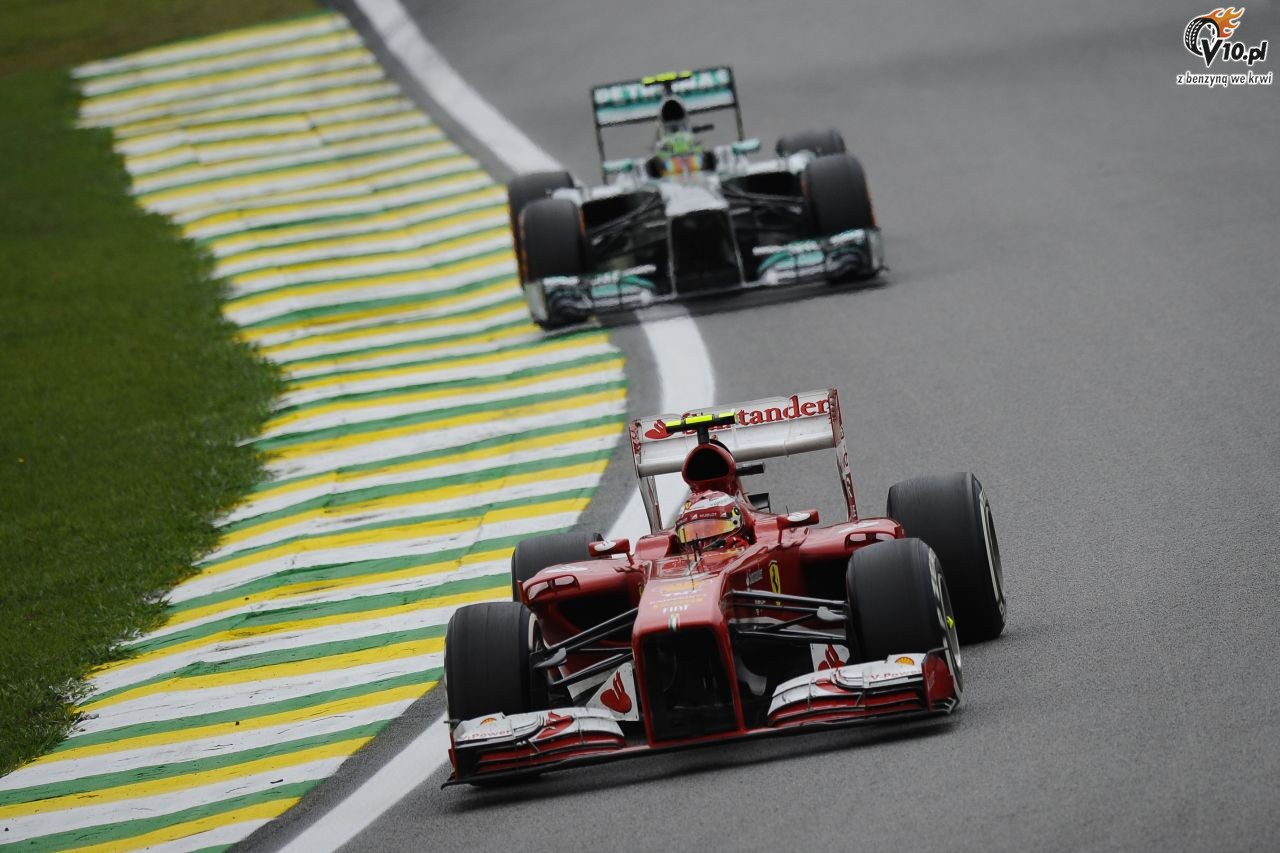 GP Brazylii 2013 - wycig