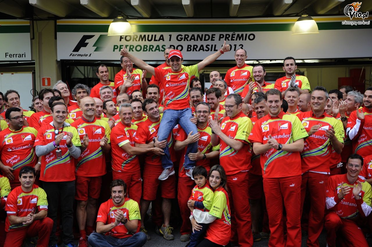 GP Brazylii 2013 - wycig