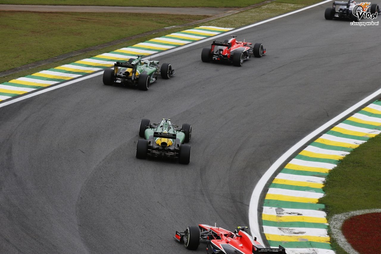 GP Brazylii 2013 - wycig