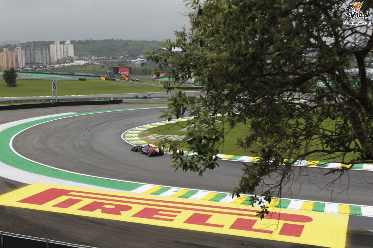 GP Brazylii 2013 - wycig