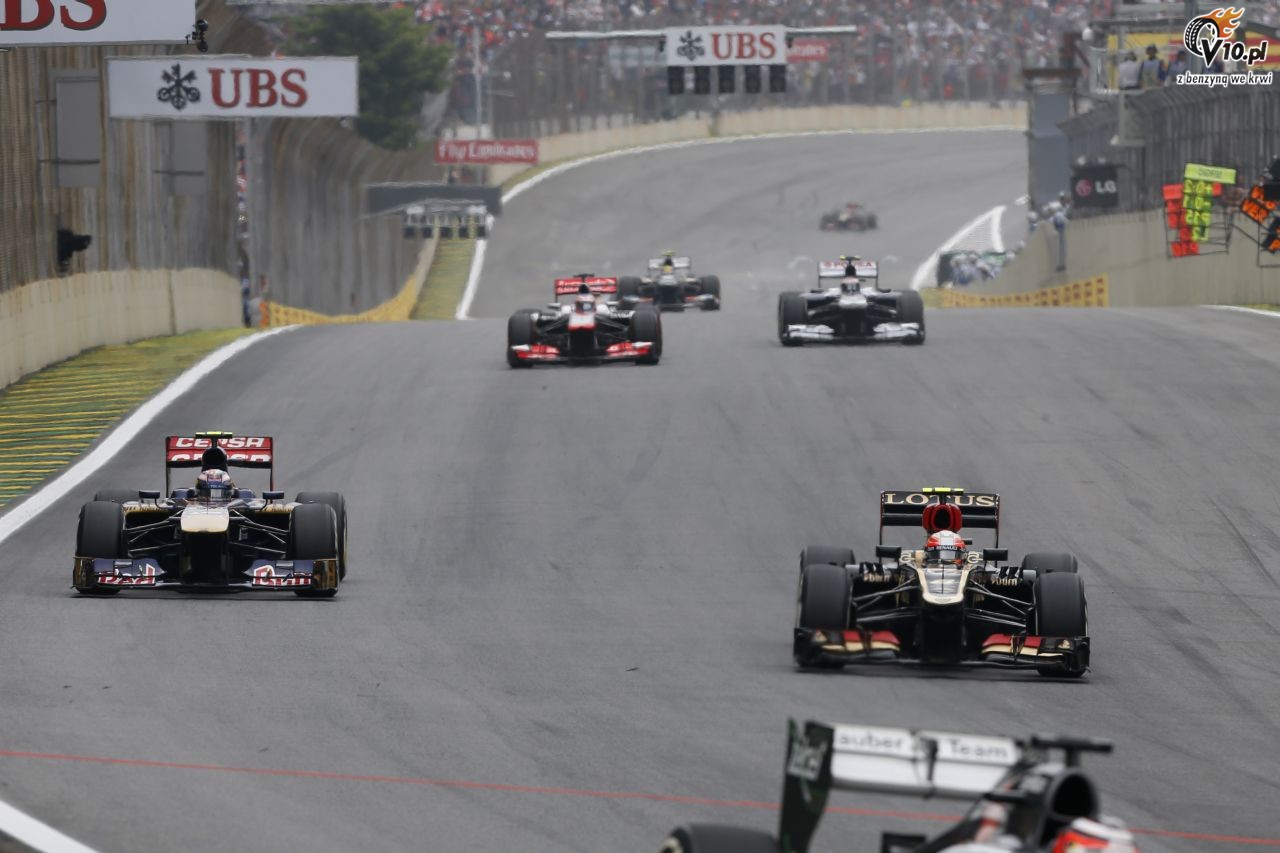 GP Brazylii 2013 - wycig