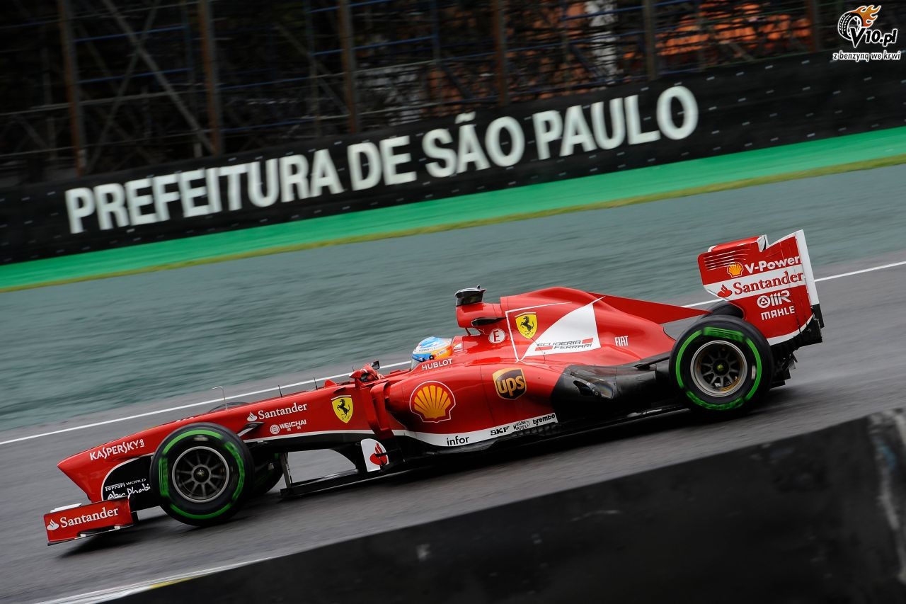 GP Brazylii 2013 - pitkowe treningi