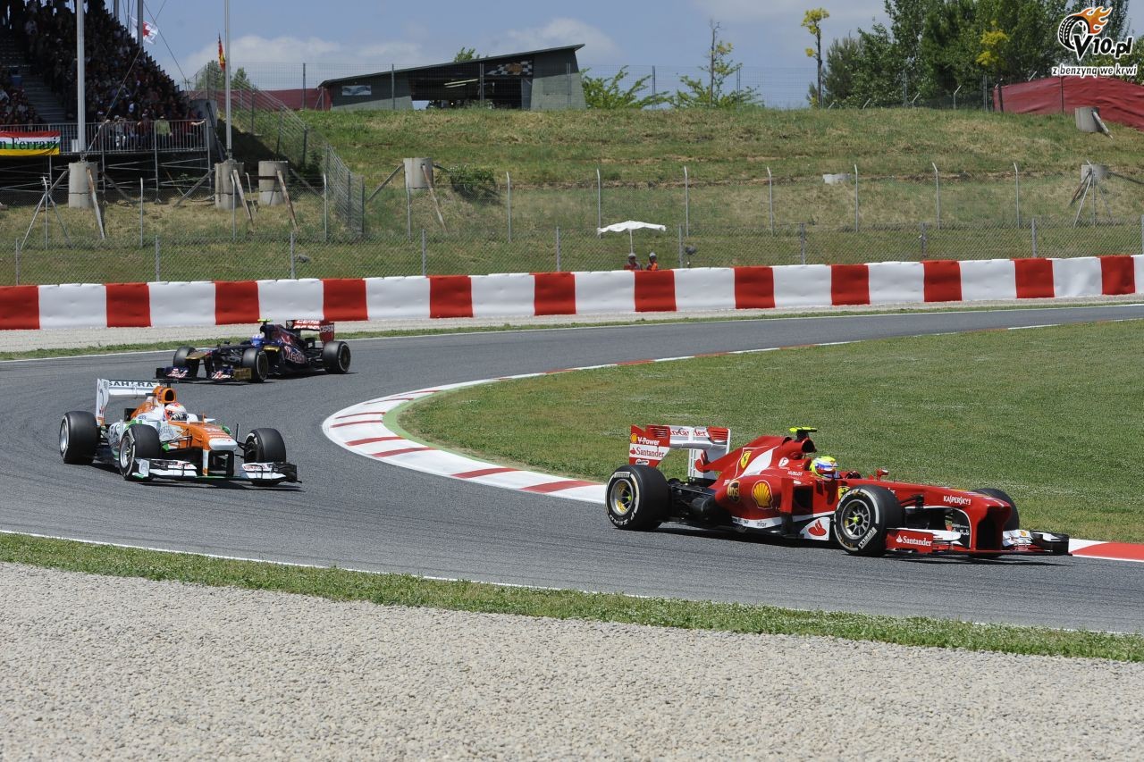 GP Hiszpanii 2013 - wycig