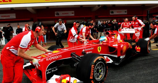 GP Hiszpanii 2013 - piątkowe treningi