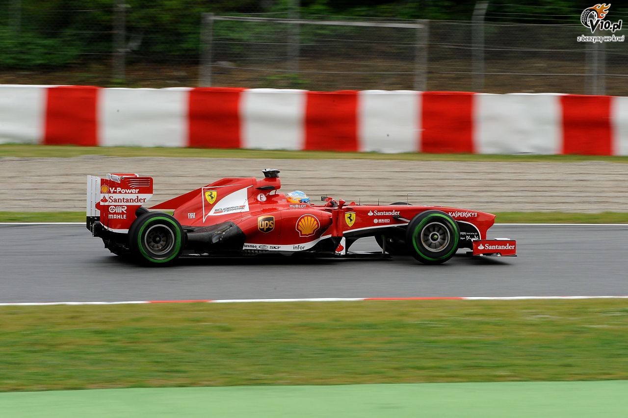 GP Hiszpanii 2013 - pitkowe treningi