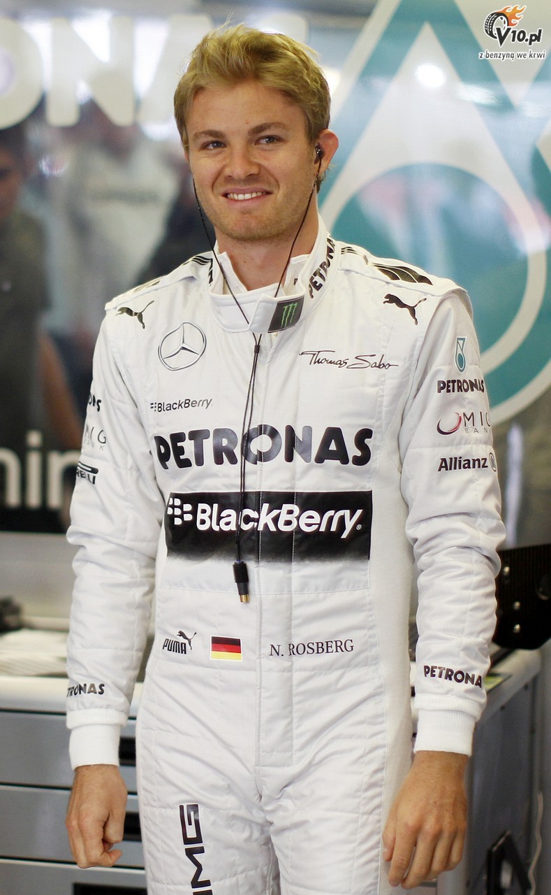 Rosberg ostrony w optymimie z powodu opon