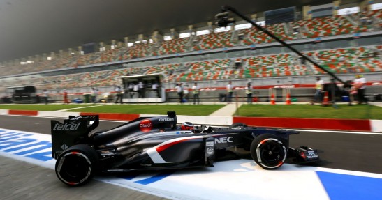 GP Indii 2013 - piątkowe treningi