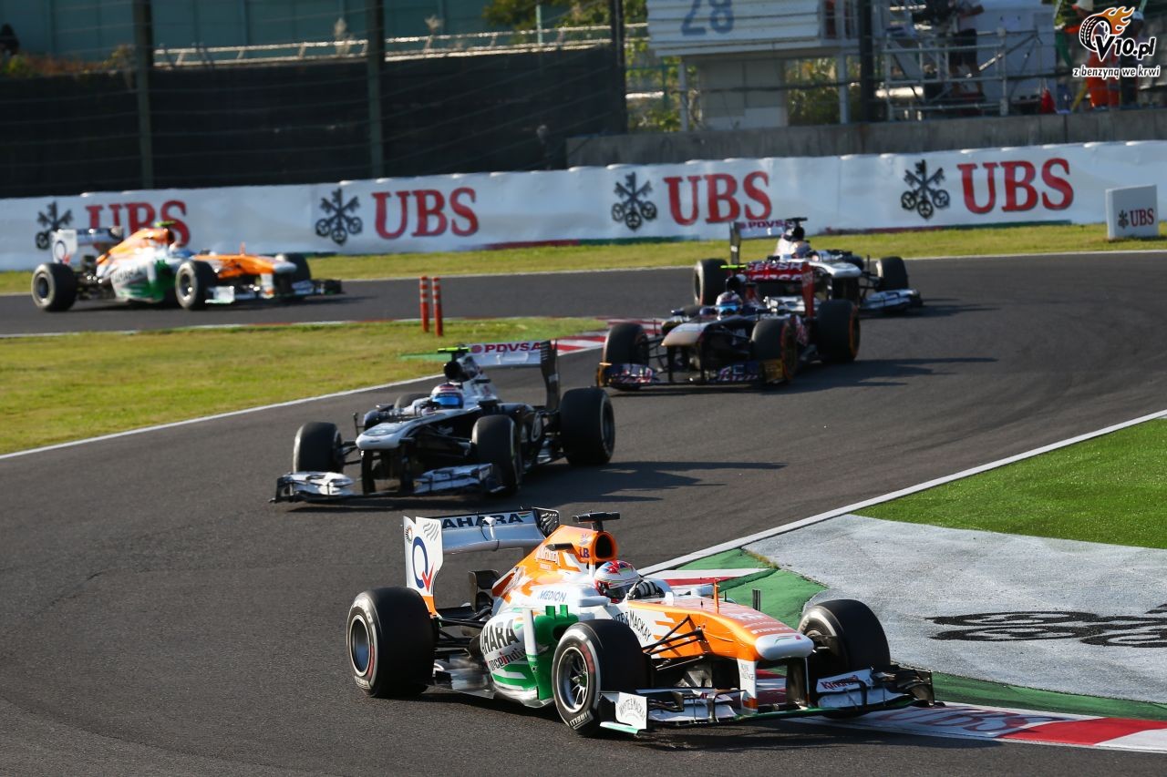 GP Japonii 2013 - wycig