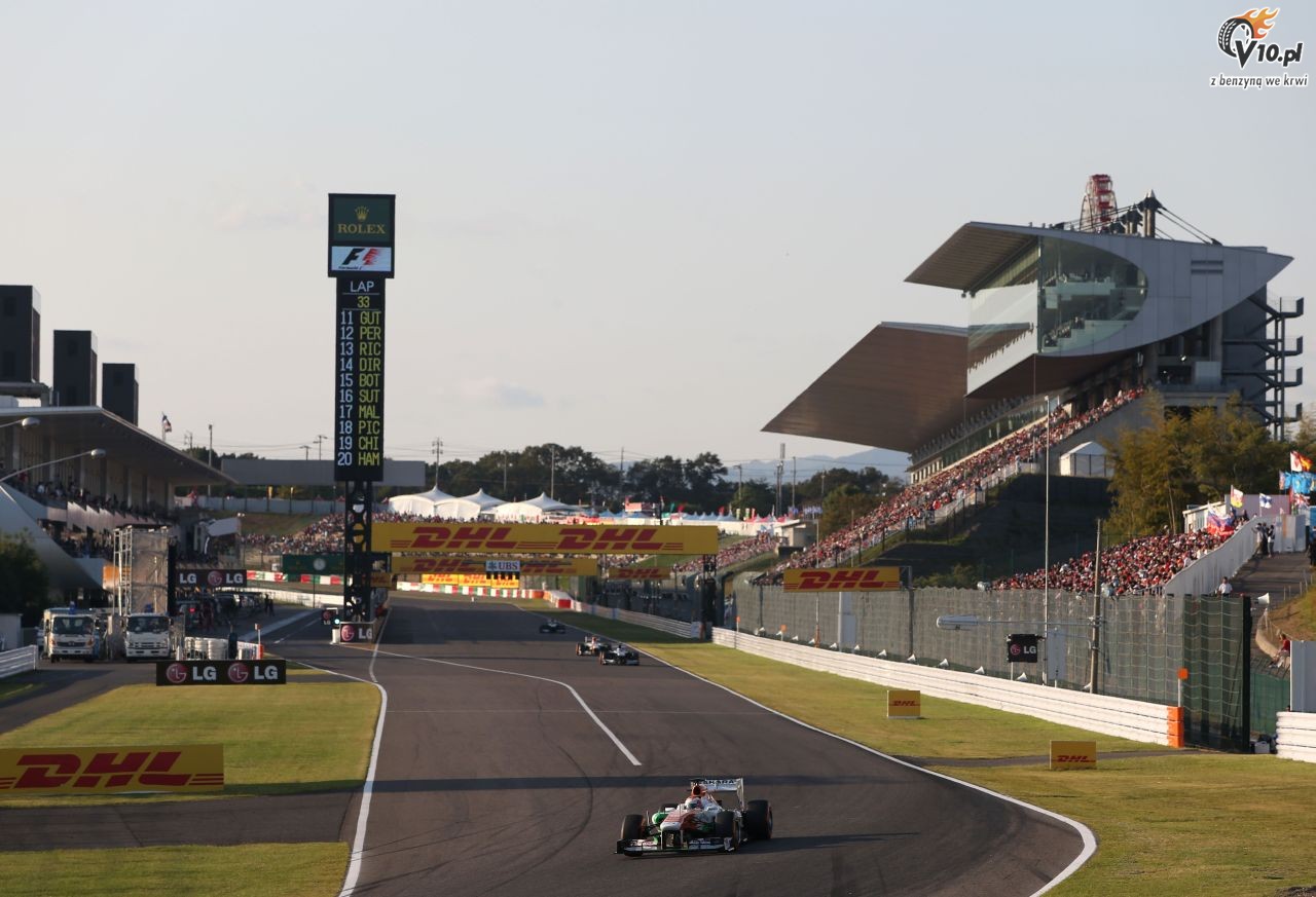 GP Japonii 2013 - wycig