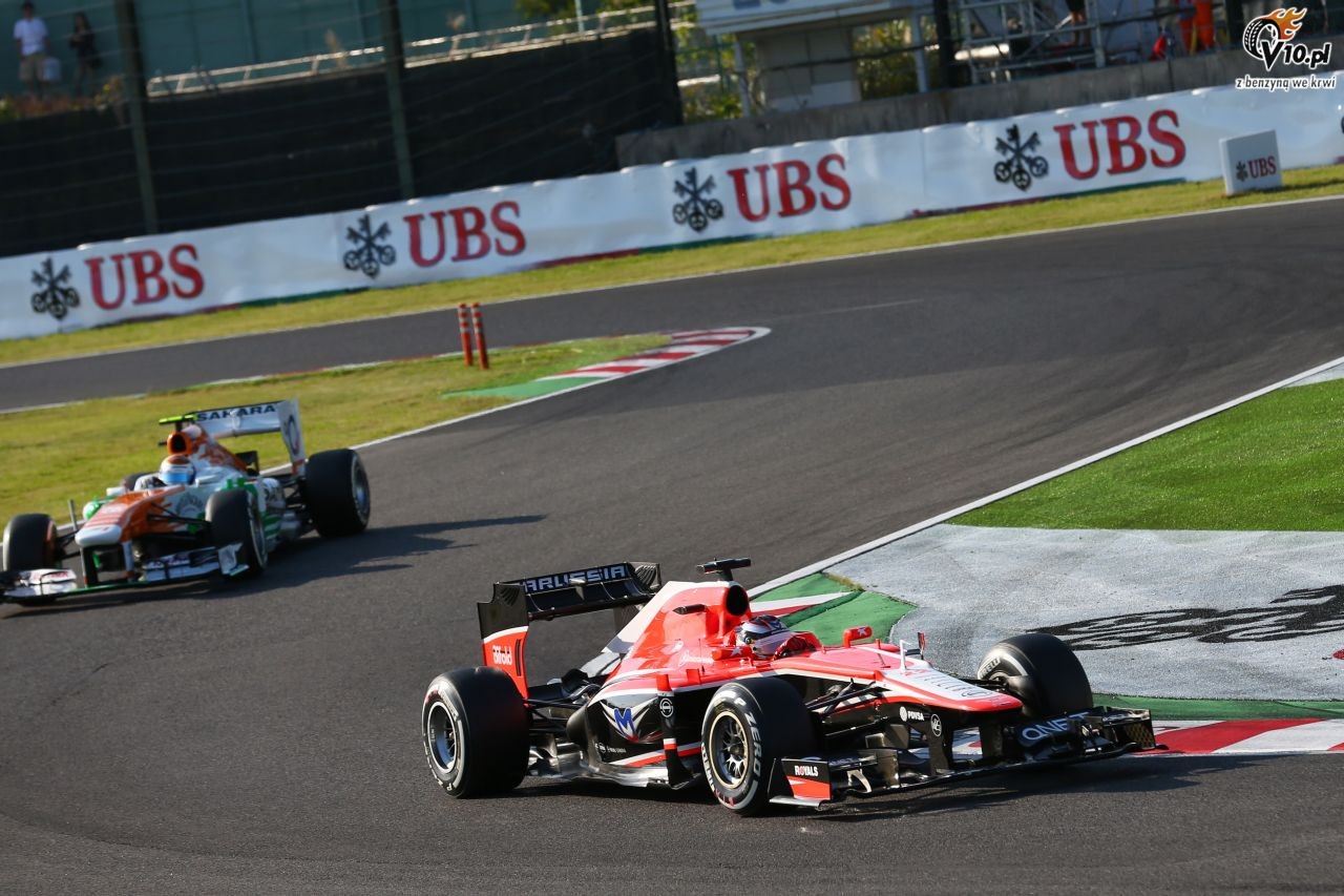 GP Japonii 2013 - wycig