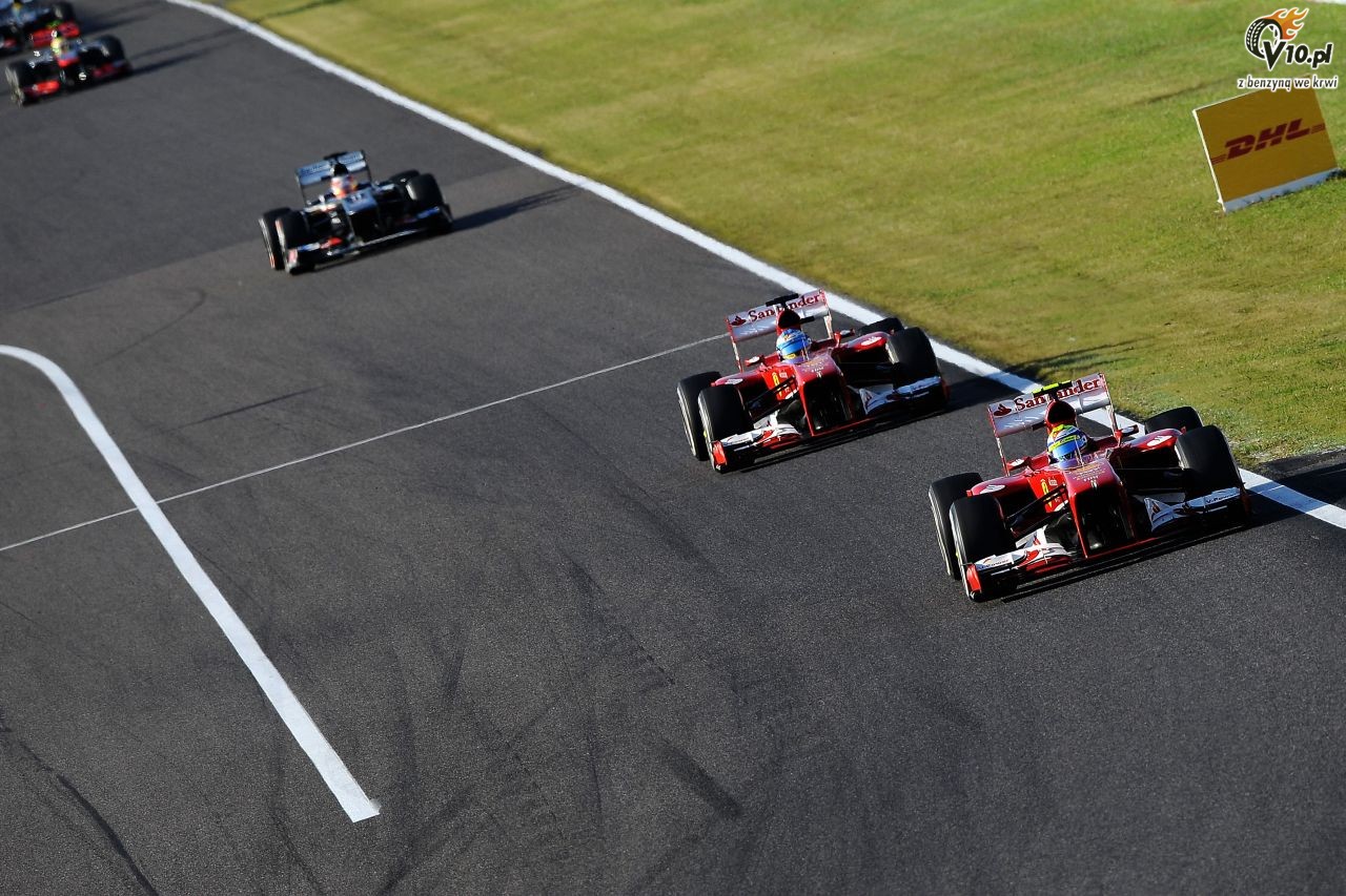 GP Japonii 2013 - wycig