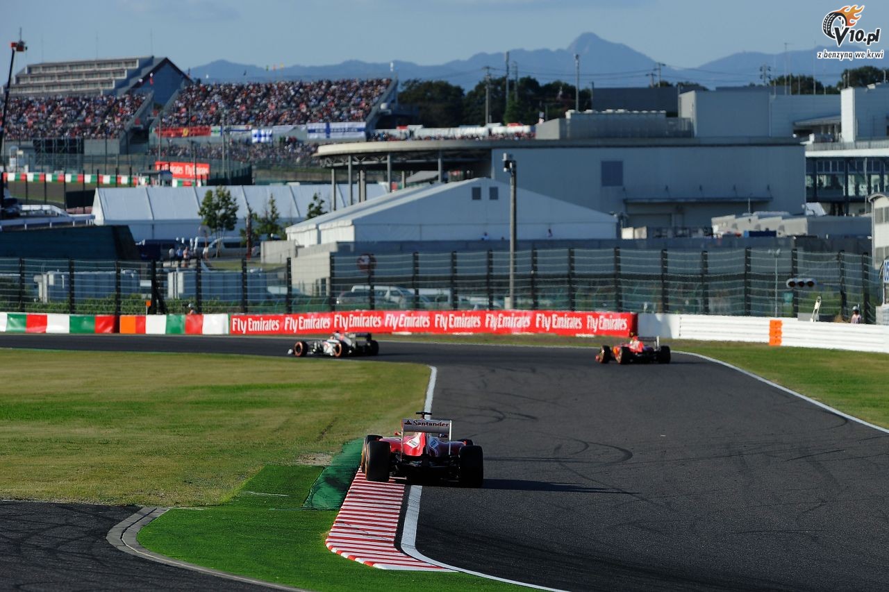GP Japonii 2013 - wycig
