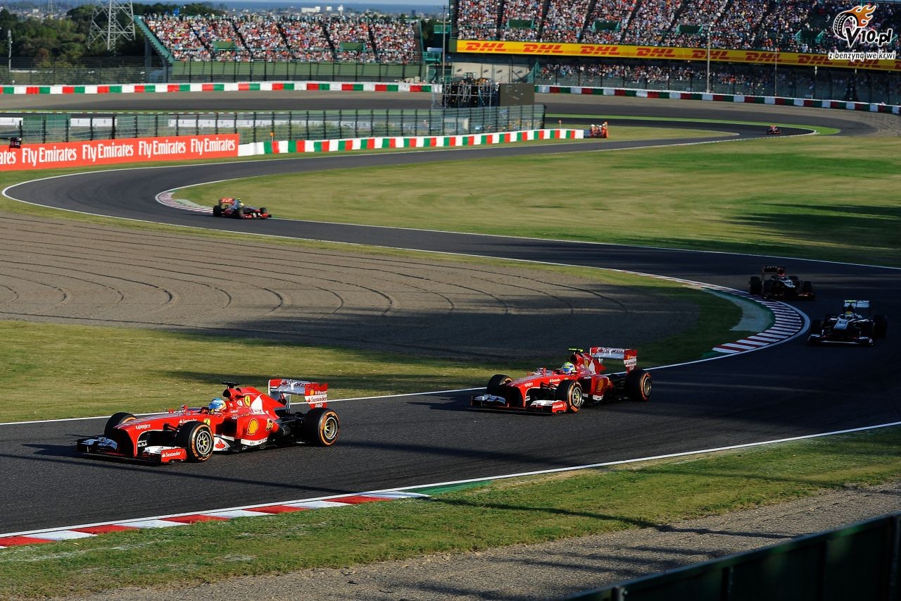 GP Japonii 2013 - wycig