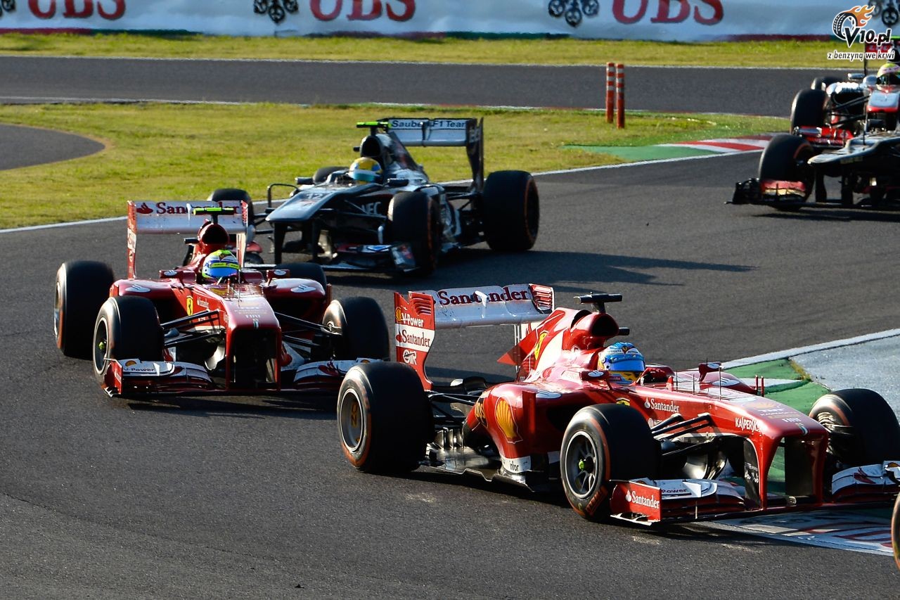 GP Japonii 2013 - wycig