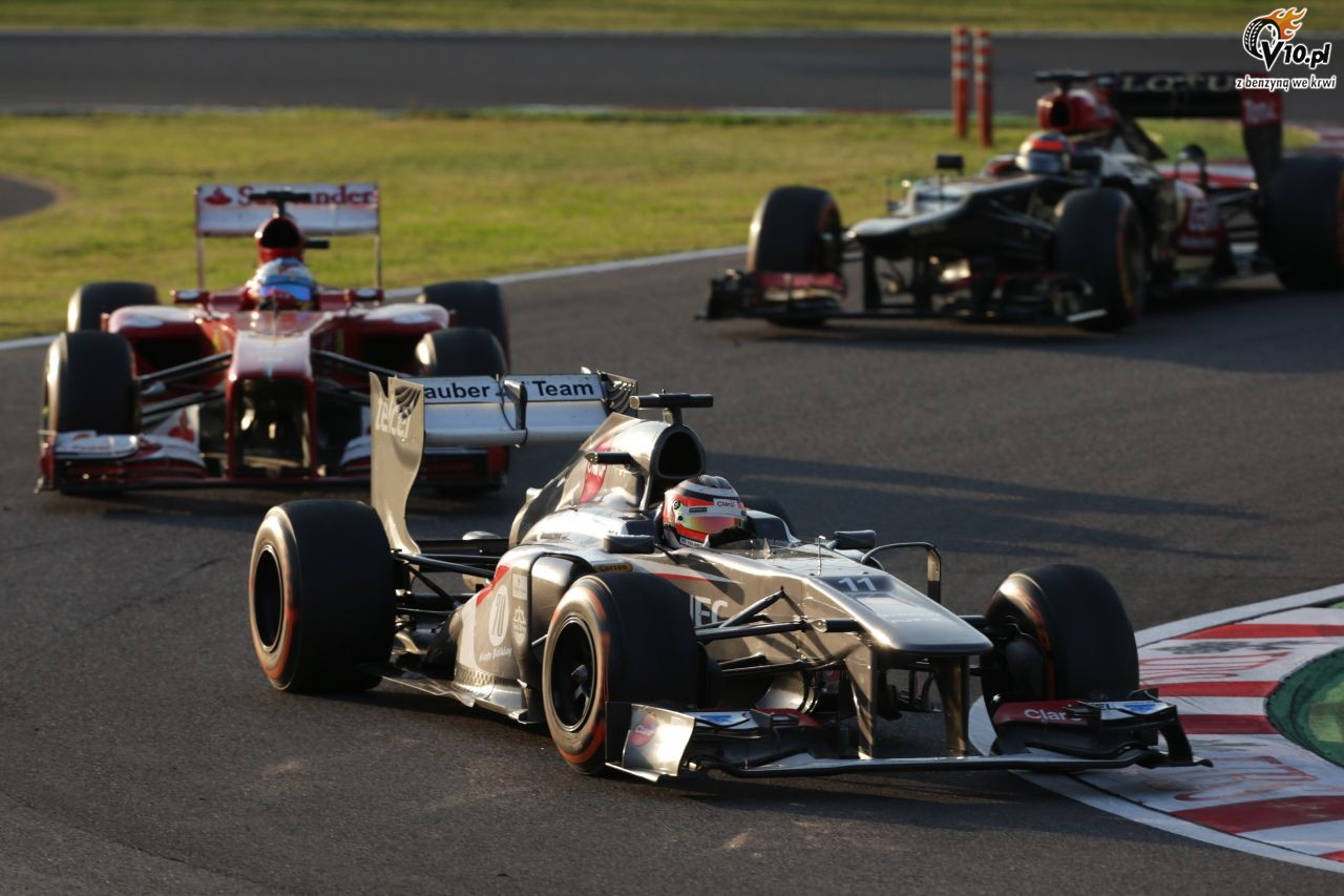 GP Japonii 2013 - wycig