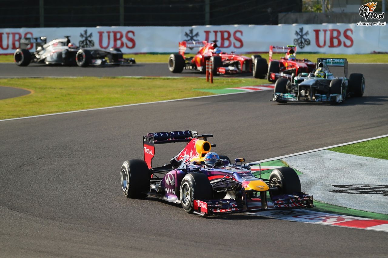 GP Japonii 2013 - wycig