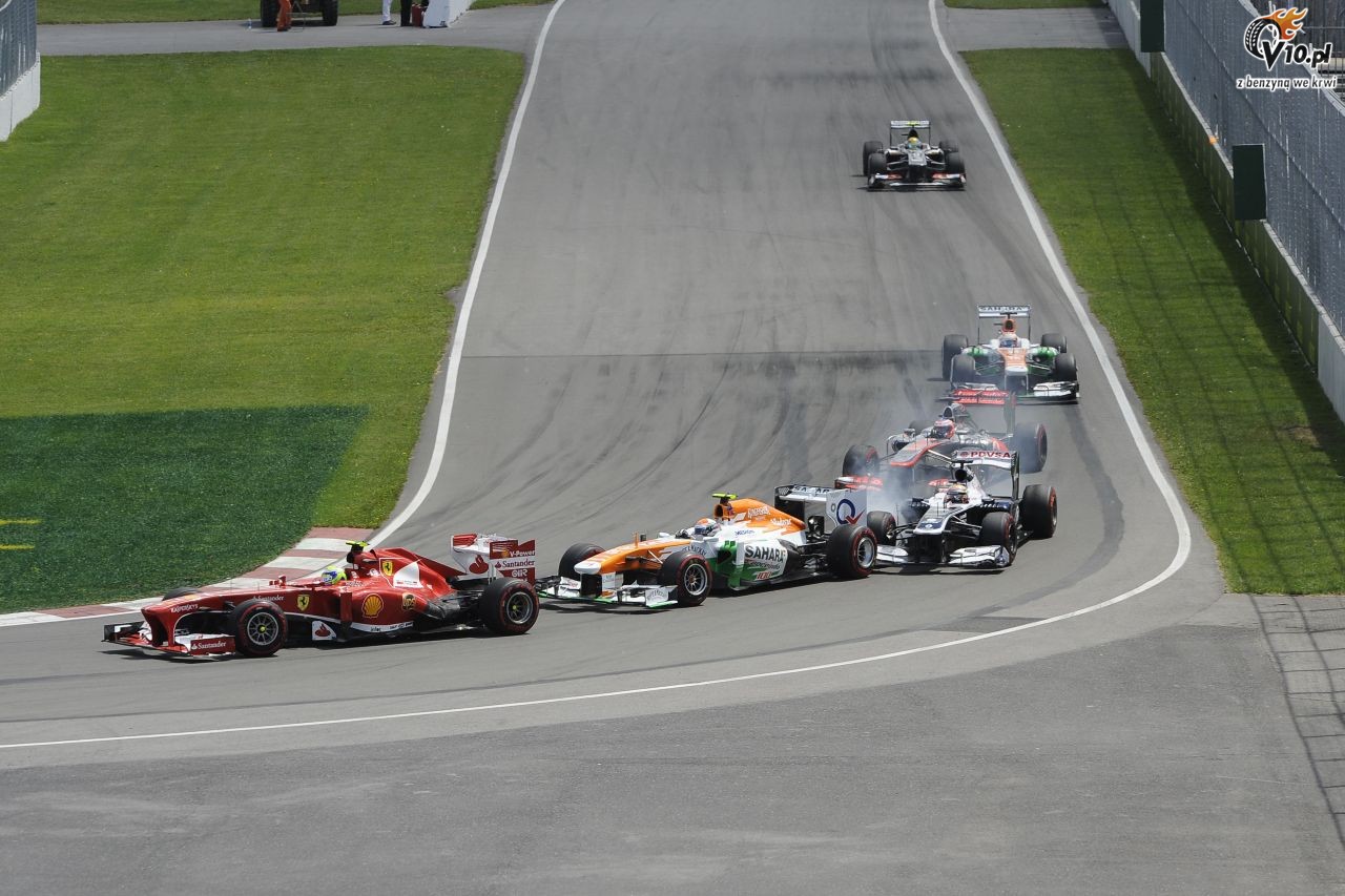GP Kanady 2013 - wycig