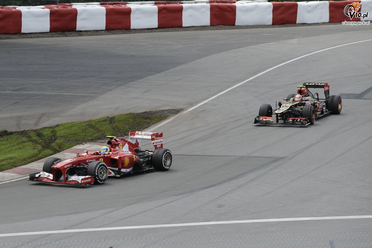 GP Kanady 2013 - wycig