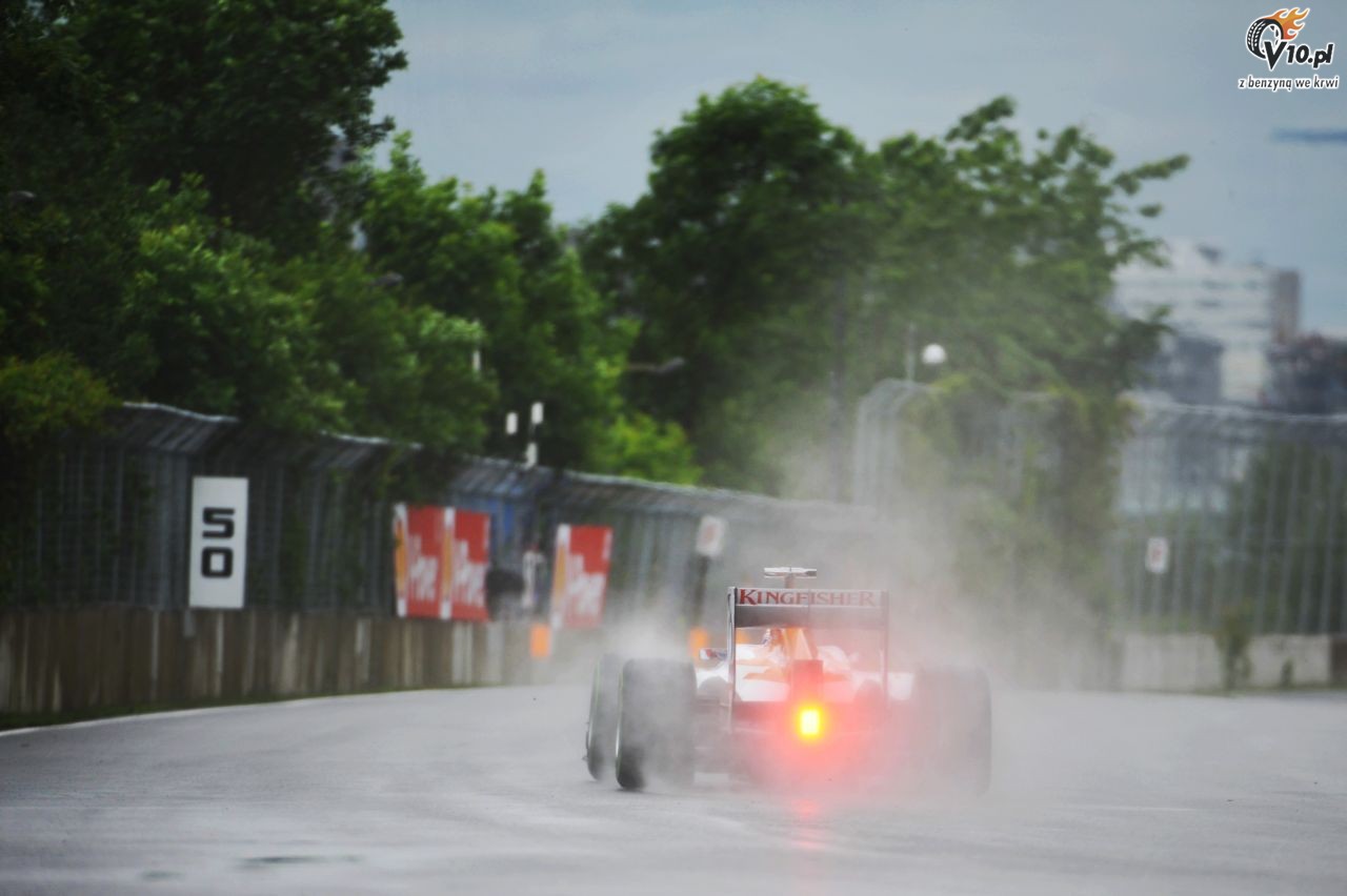 GP Kanady 2013 - pitkowe treningi