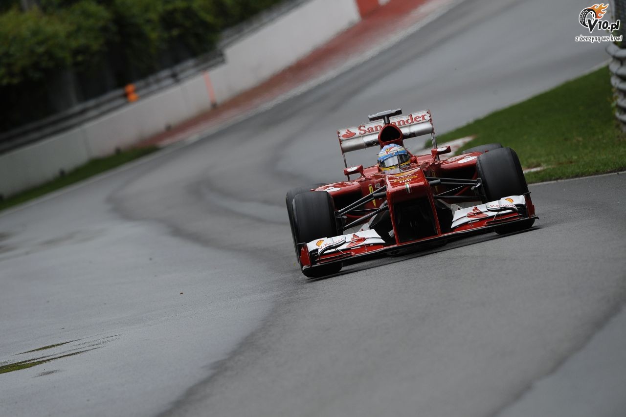 GP Kanady 2013 - pitkowe treningi