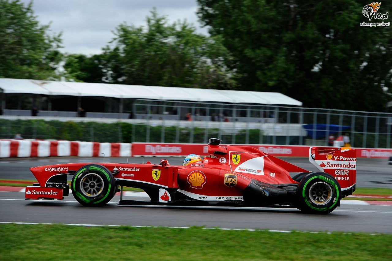 GP Kanady 2013 - pitkowe treningi