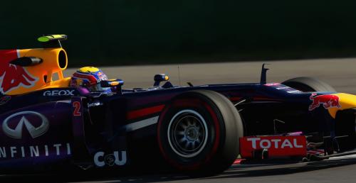 Webber ustawił bolid pod kątem wyprzedzania w wyścigu