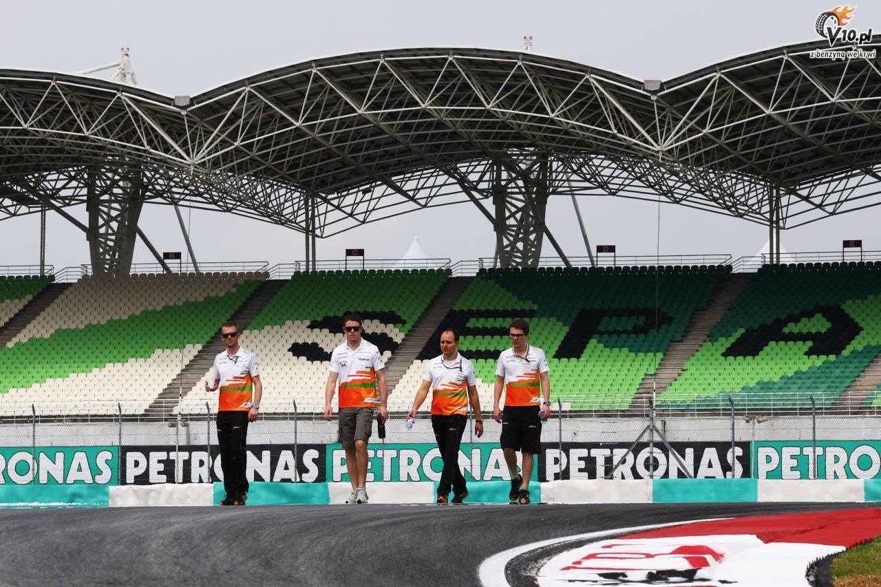 GP Malezji 2013 - przygotowania