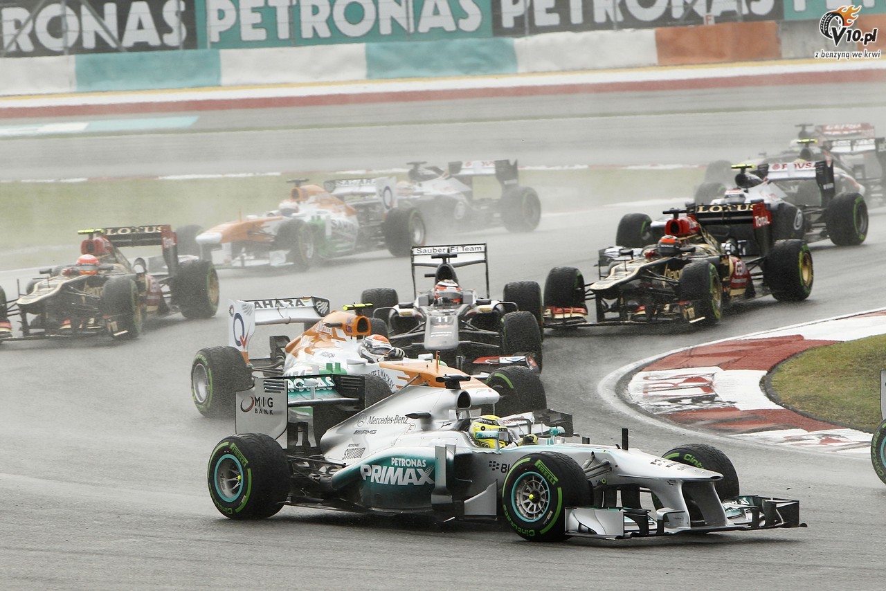 GP Malezji 2013 - wycig