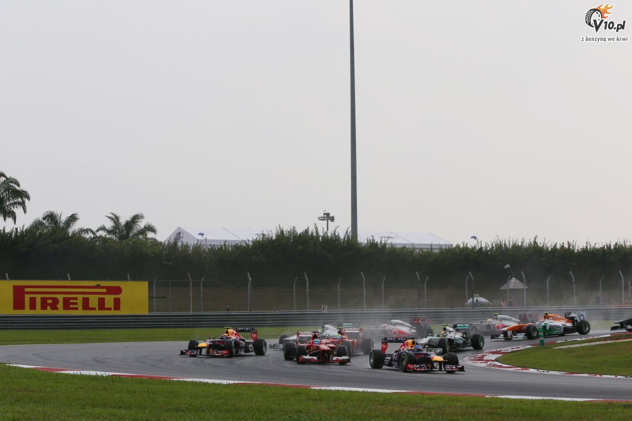 GP Malezji 2013 - wycig