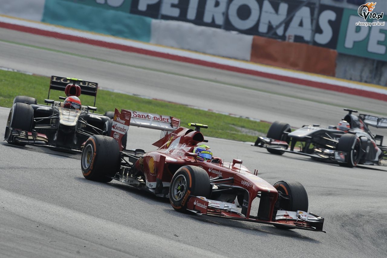 GP Malezji 2013 - wycig