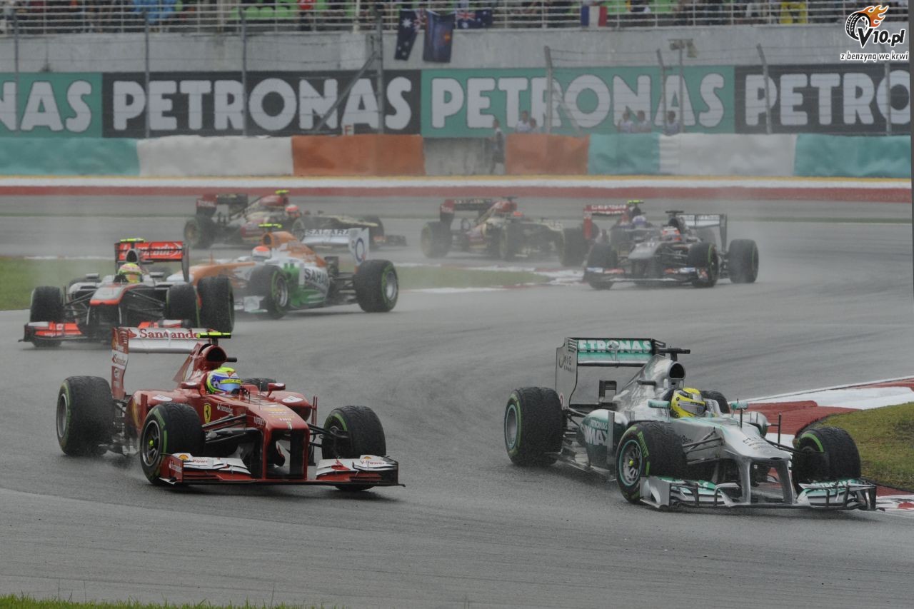 GP Malezji 2013 - wycig