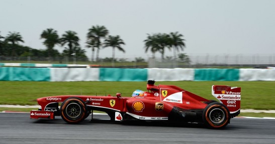 GP Malezji 2013 - piątkowe treningi